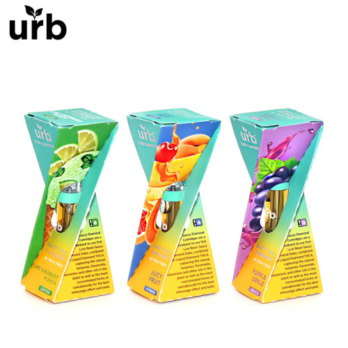 URB SAUCY DIAMONDS DELTA VAPE CARTRIDGE 2.2GM/6CT/PK